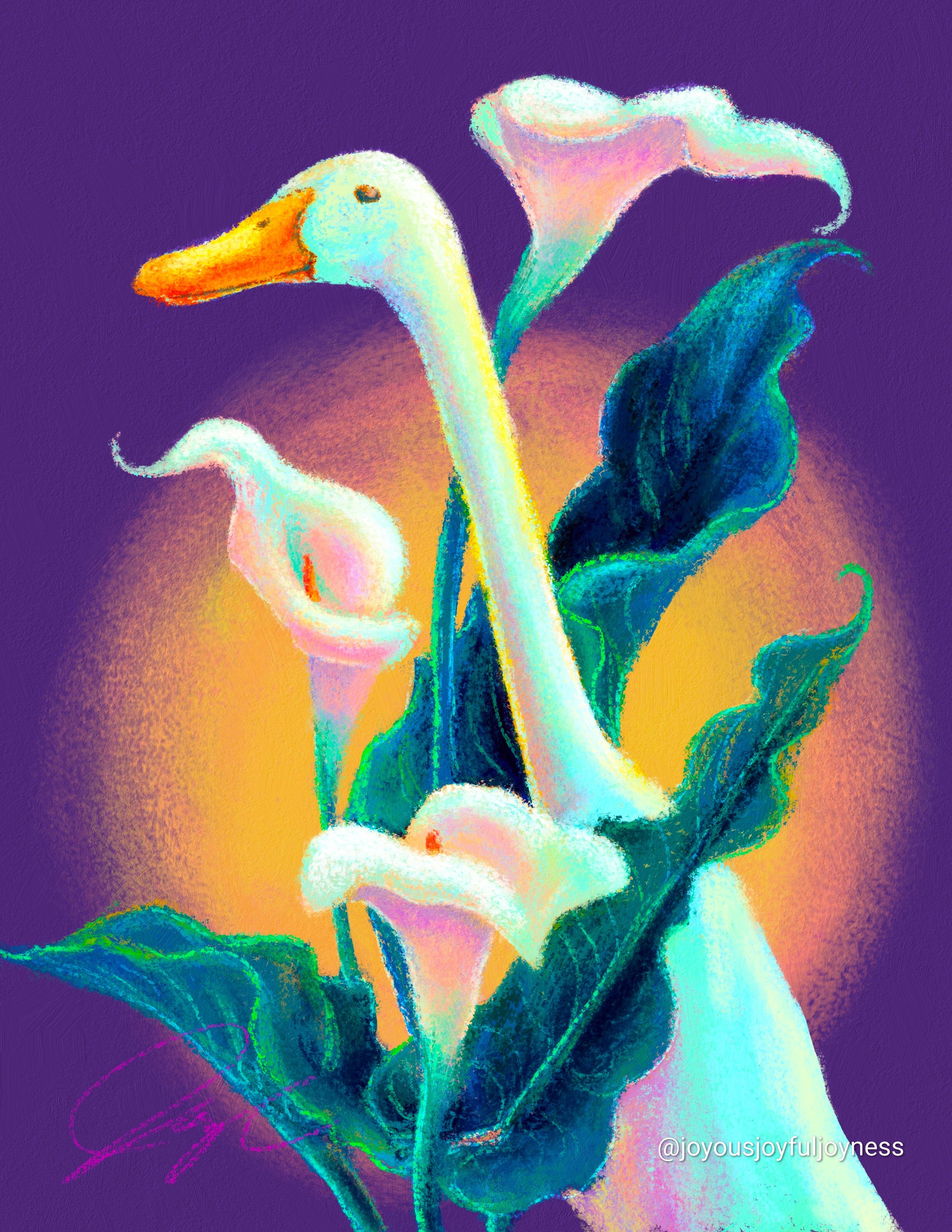 ジョルジコ　GOOD TIDINGS　ファインアートジークレープリント Bird Art – JoyousJoyfulJoyness