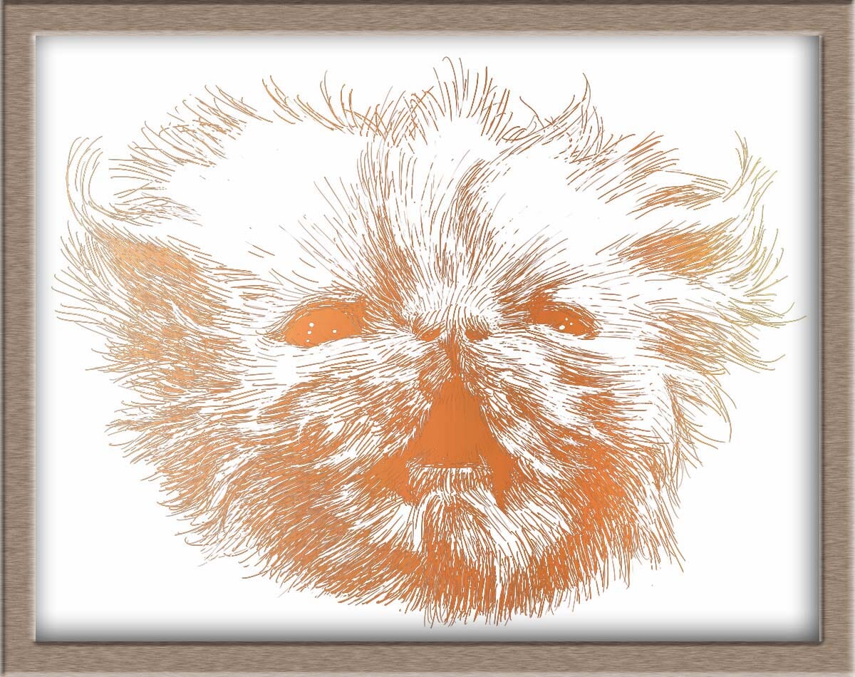 Angry Wisp Foiled Print (50% of Sale Donated to Rags to Riches Animal Rescue Inc.) Posters, Prints, & Visual Artwork JoyousJoyfulJoyness