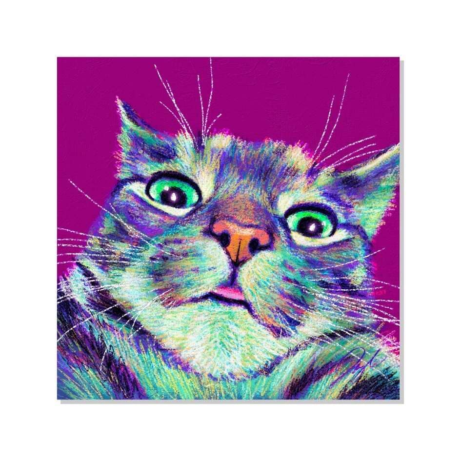 Close Encounters Collection - Blep Non-Holographic Matte Sticker Decorative Stickers JoyousJoyfulJoyness