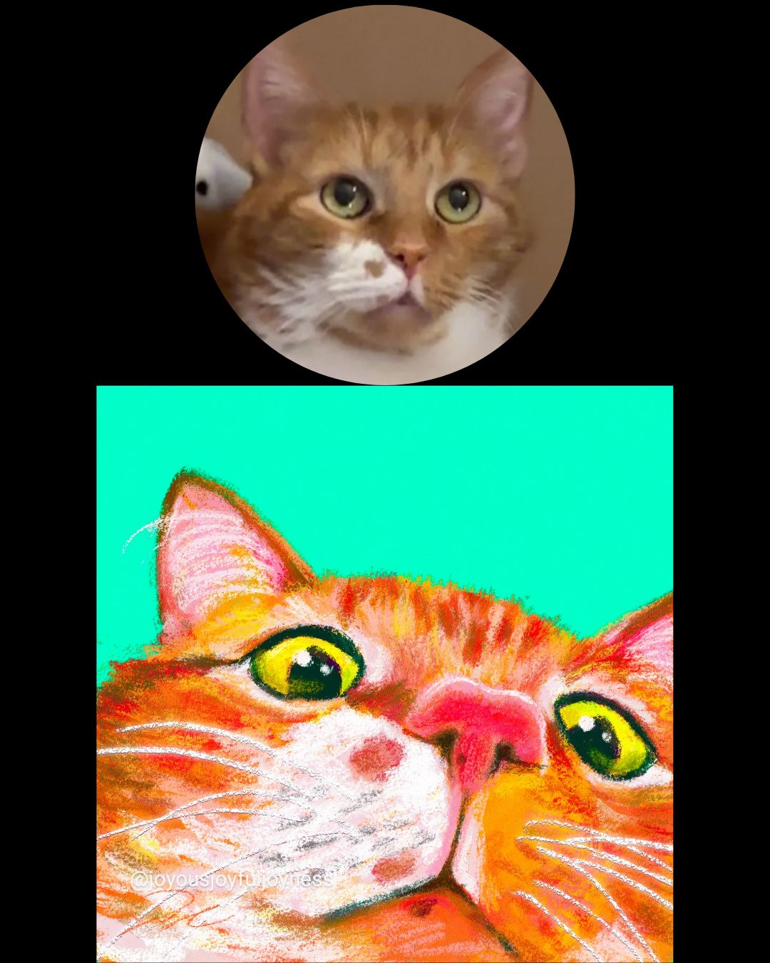 Custom Painted Pet Portrait Pre-Order (starting at $300) Posters, Prints, & Visual Artwork JoyousJoyfulJoyness