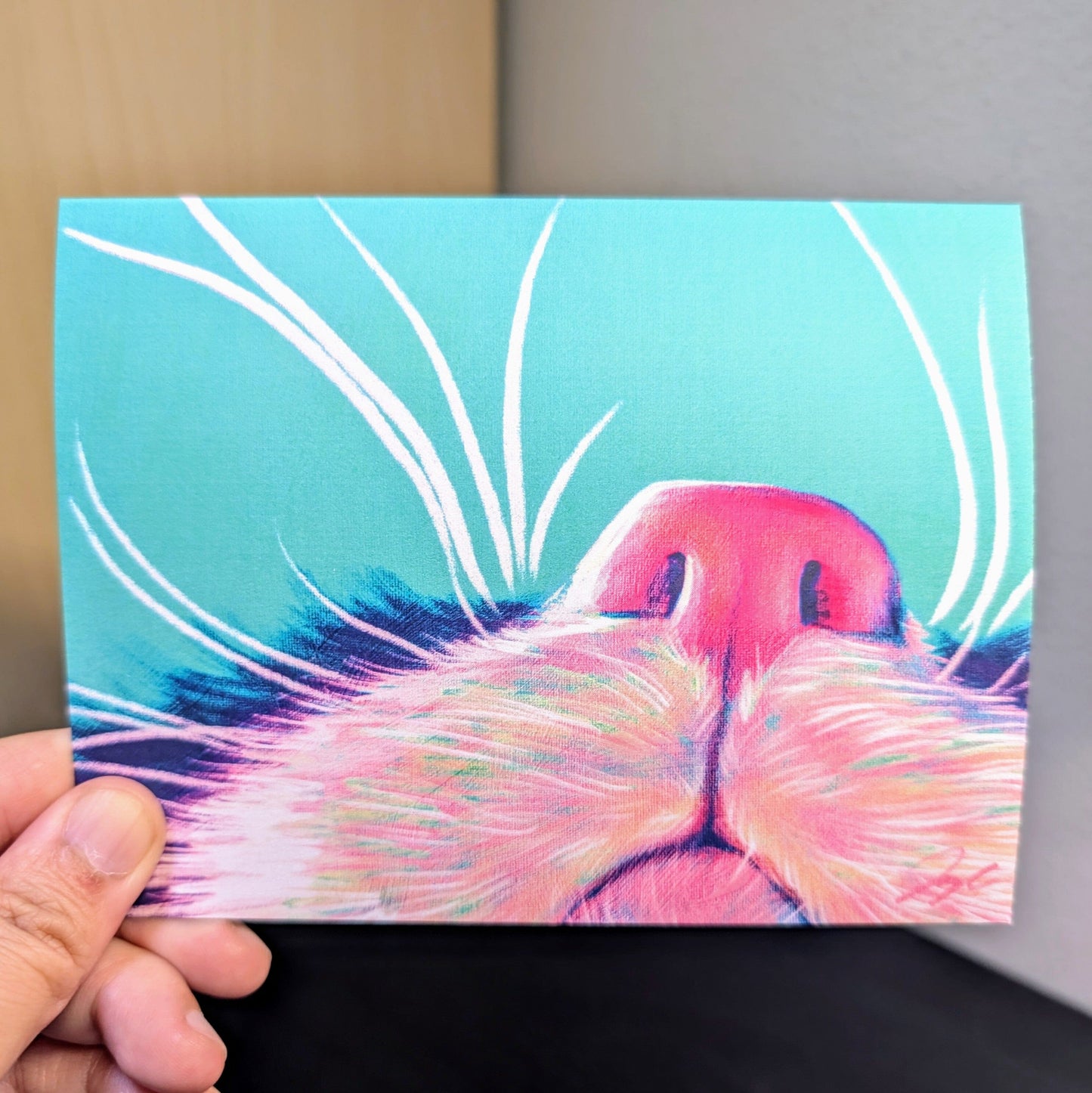 Close Encounters Collection - Boop Greeting Card - Blank Card with a Cute Cat's Nose (Limited Quantities) Greeting Card JoyousJoyfulJoyness