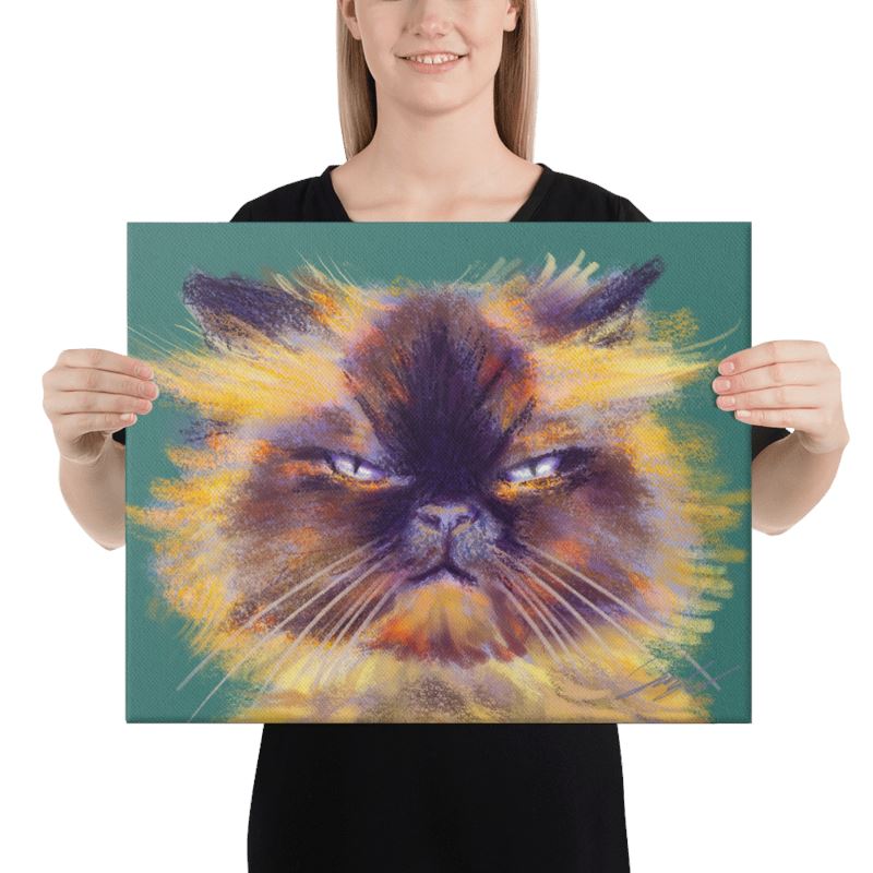 Custom Painted Pet Portraits - Physical Print Order Posters, Prints, & Visual Artwork JoyousJoyfulJoyness 