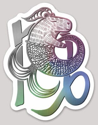 PREORDER Capybara Zodiac Holographic Sticker - 10 - Capricorn Decorative Stickers JoyousJoyfulJoyness
