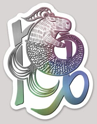 PREORDER Capybara Zodiac Holographic Sticker - 10 - Capricorn Decorative Stickers JoyousJoyfulJoyness 