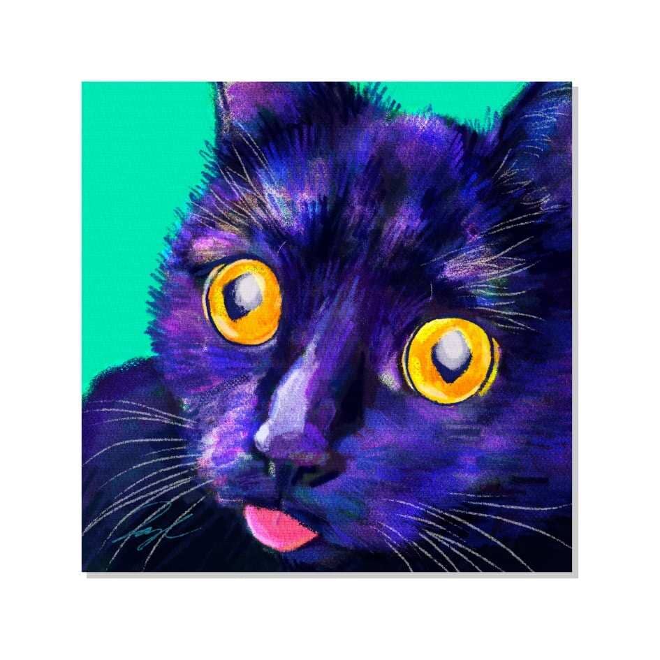 Close Encounters Collection - Cat-atonic Non-Holographic Matte Sticker Decorative Stickers JoyousJoyfulJoyness