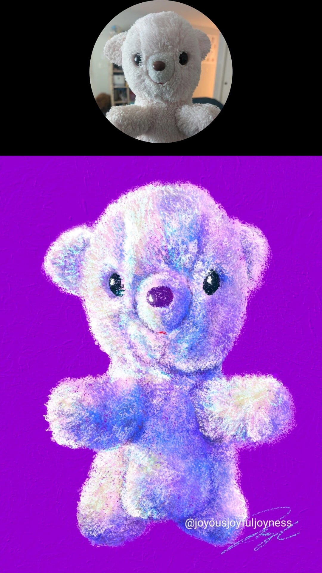 Custom Painted Stuffed Animal Portrait Pre-Order (starting at $300) Posters, Prints, & Visual Artwork JoyousJoyfulJoyness