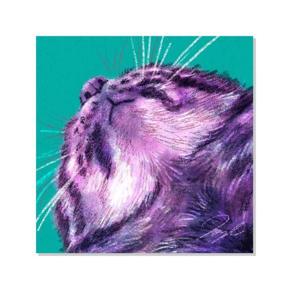 Close Encounters Collection - Double Chin Non-Holographic Matte Sticker Decorative Stickers JoyousJoyfulJoyness