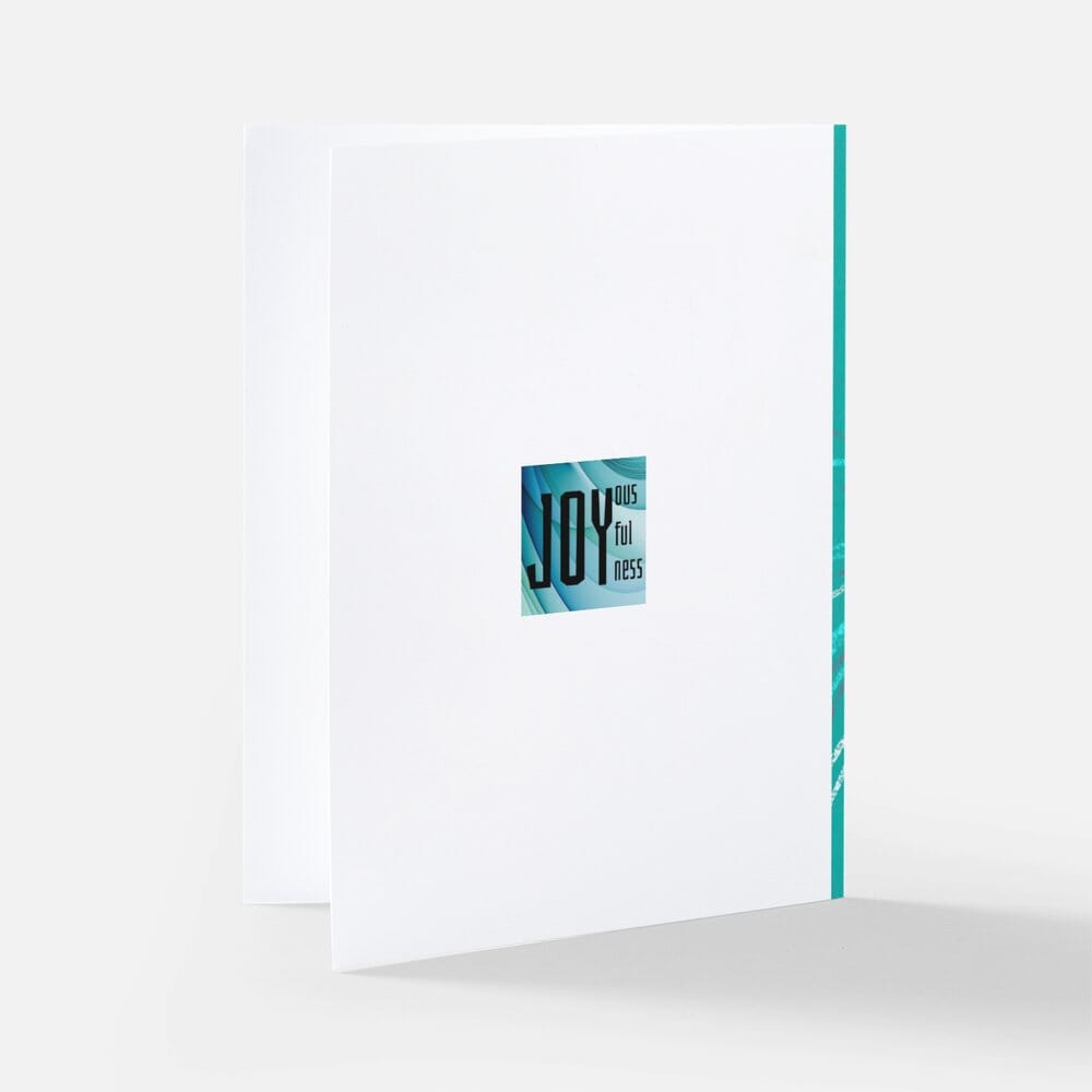 Close Encounters Collection - Double Chin Greeting Card - Blank Card with a Cute View of a Cat's Chin (Limited Quantities) Greeting Card JoyousJoyfulJoyness