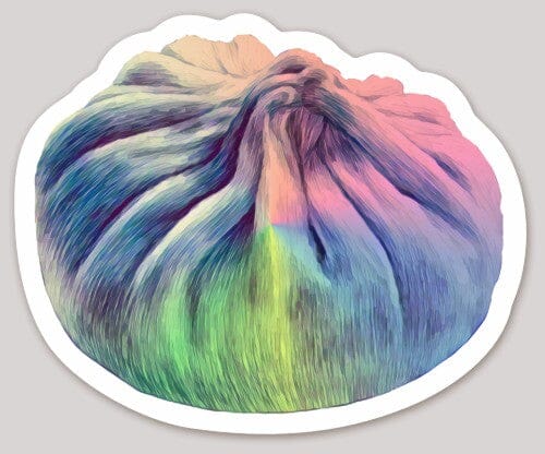 Dumpling Holographic Sticker Decorative Stickers JoyousJoyfulJoyness