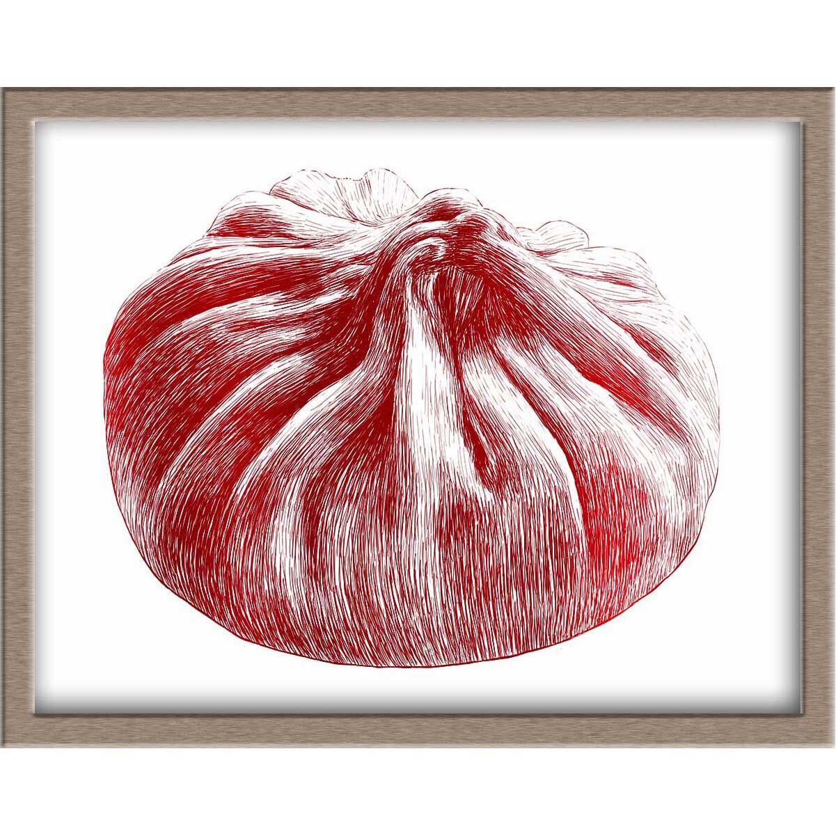 Dumpling Foiled Print Posters, Prints, & Visual Artwork JoyousJoyfulJoyness