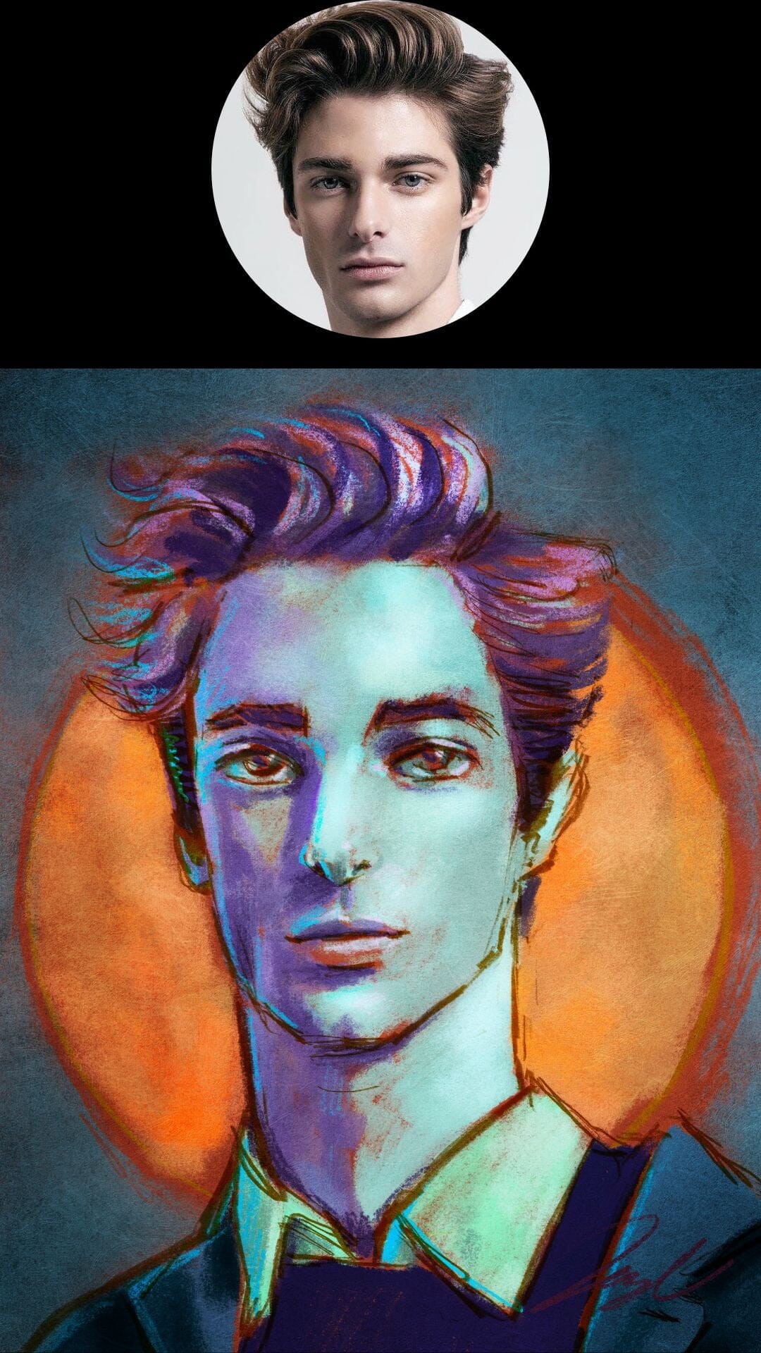 Custom Painted People Portrait Pre-Order (starting at $300) Posters, Prints, & Visual Artwork JoyousJoyfulJoyness