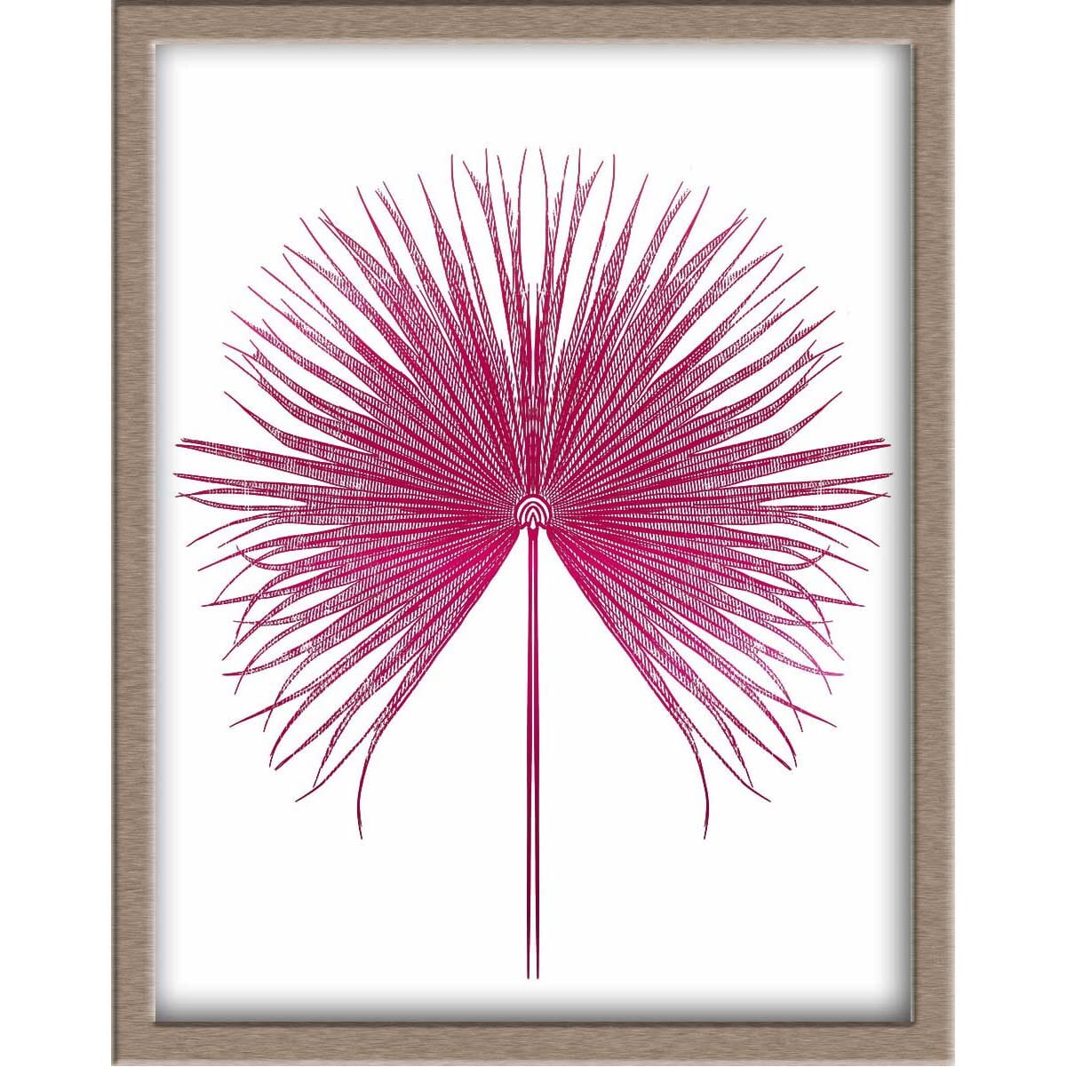 Fan Palm Foiled Print Posters, Prints, & Visual Artwork JoyousJoyfulJoyness