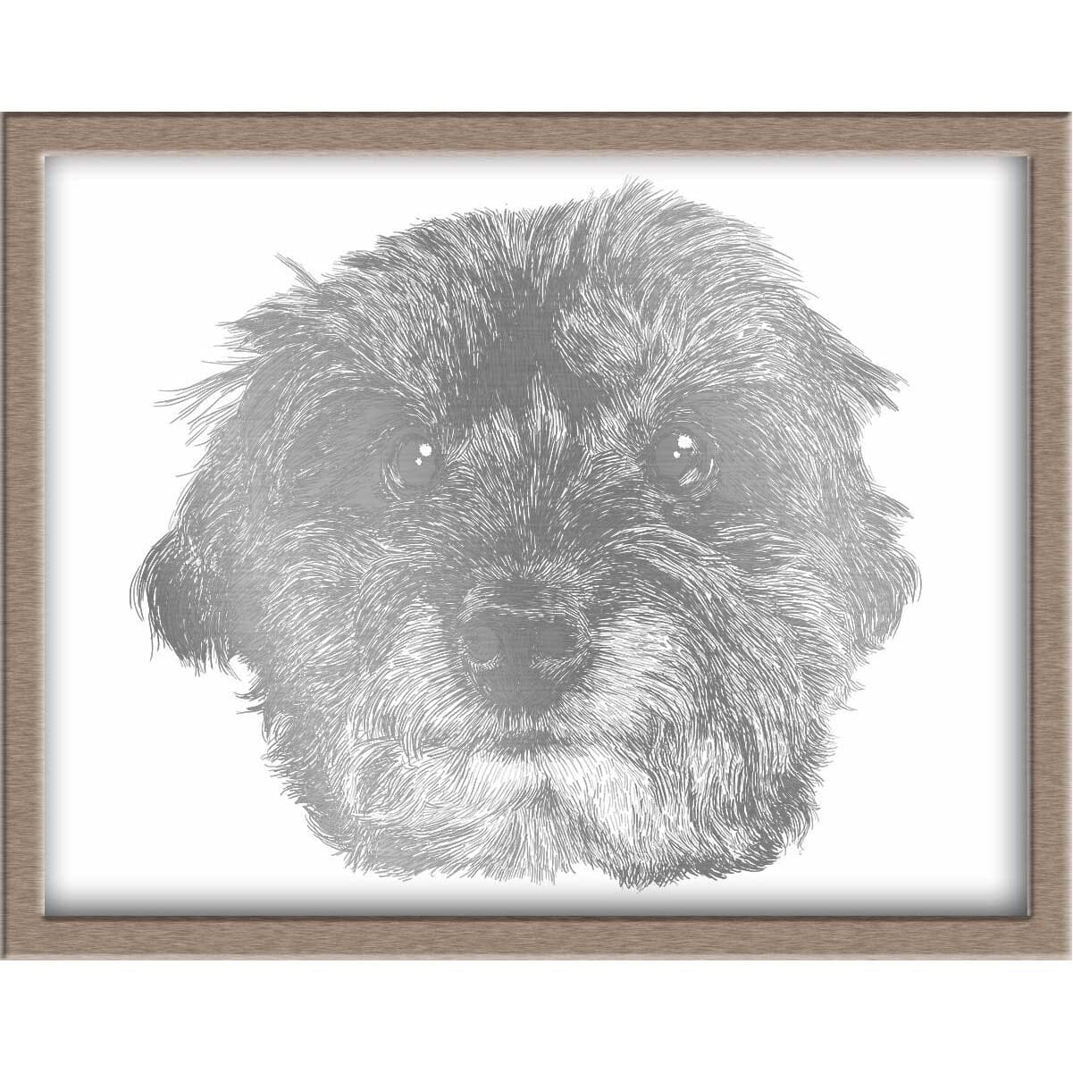 Handsome Dog Foiled Print (Jet) Posters, Prints, & Visual Artwork JoyousJoyfulJoyness