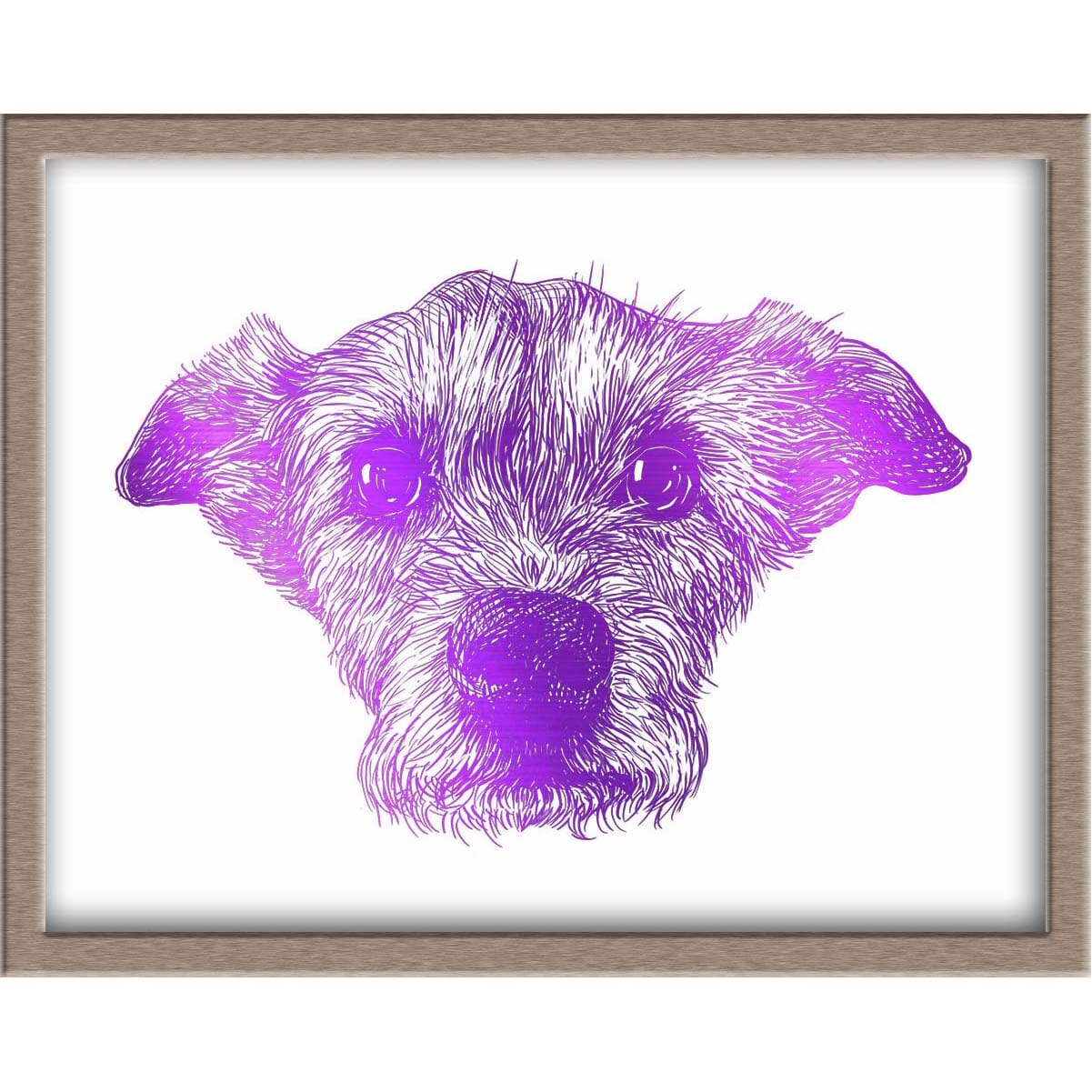 Sweet Dog Foiled Print (Lilli) Posters, Prints, & Visual Artwork JoyousJoyfulJoyness