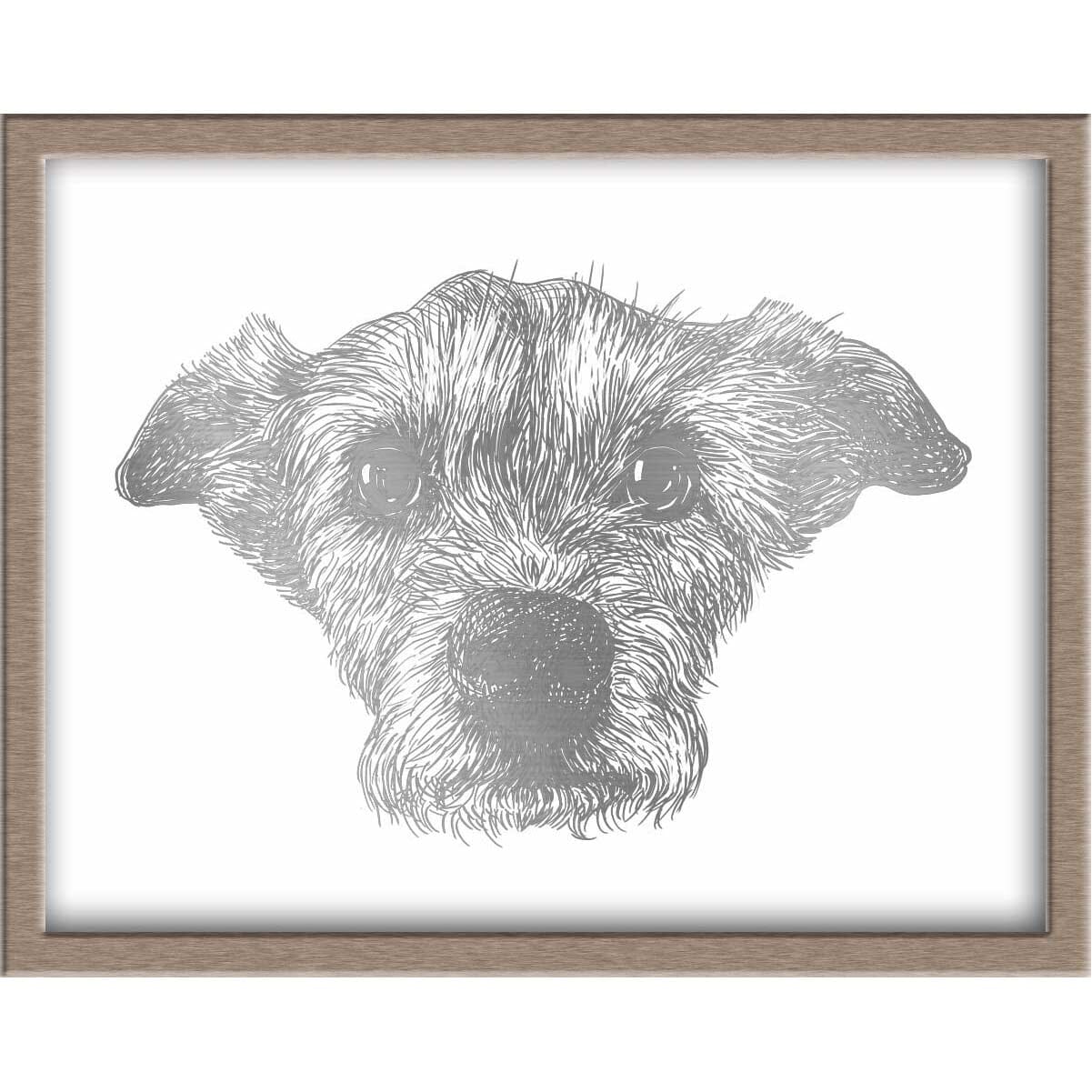 Sweet Dog Foiled Print (Lilli) Posters, Prints, & Visual Artwork JoyousJoyfulJoyness