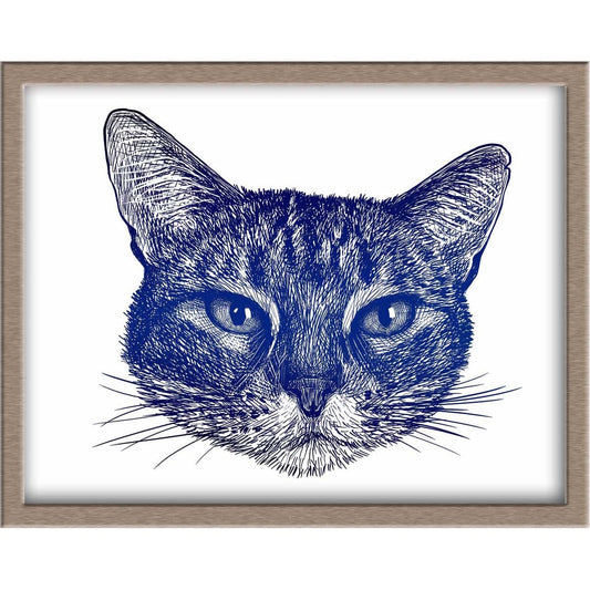 Adorable Cat Foiled Print (Lucy) Posters, Prints, & Visual Artwork JoyousJoyfulJoyness