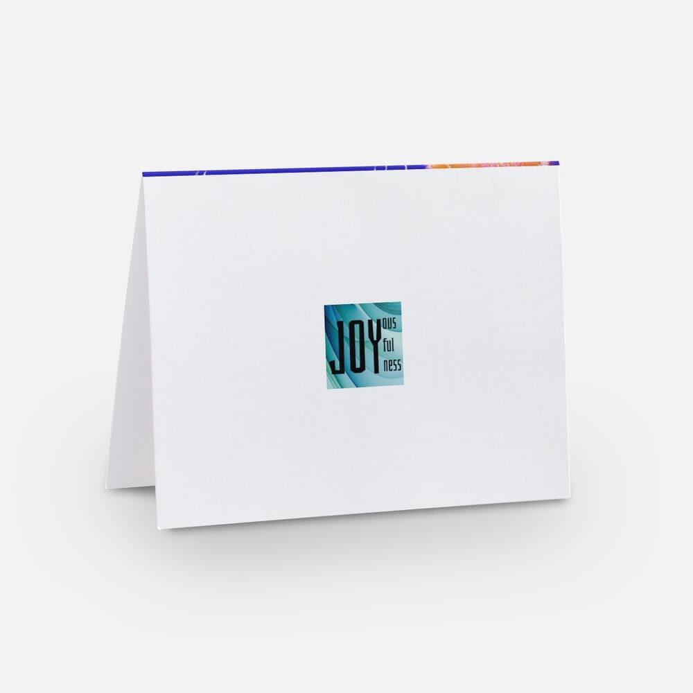 Close Encounters Collection - "No Thoughts" Greeting Card - Blank Card with a Ginger Cat with a Blank Stare (Limited Quantities) Greeting Card JoyousJoyfulJoyness
