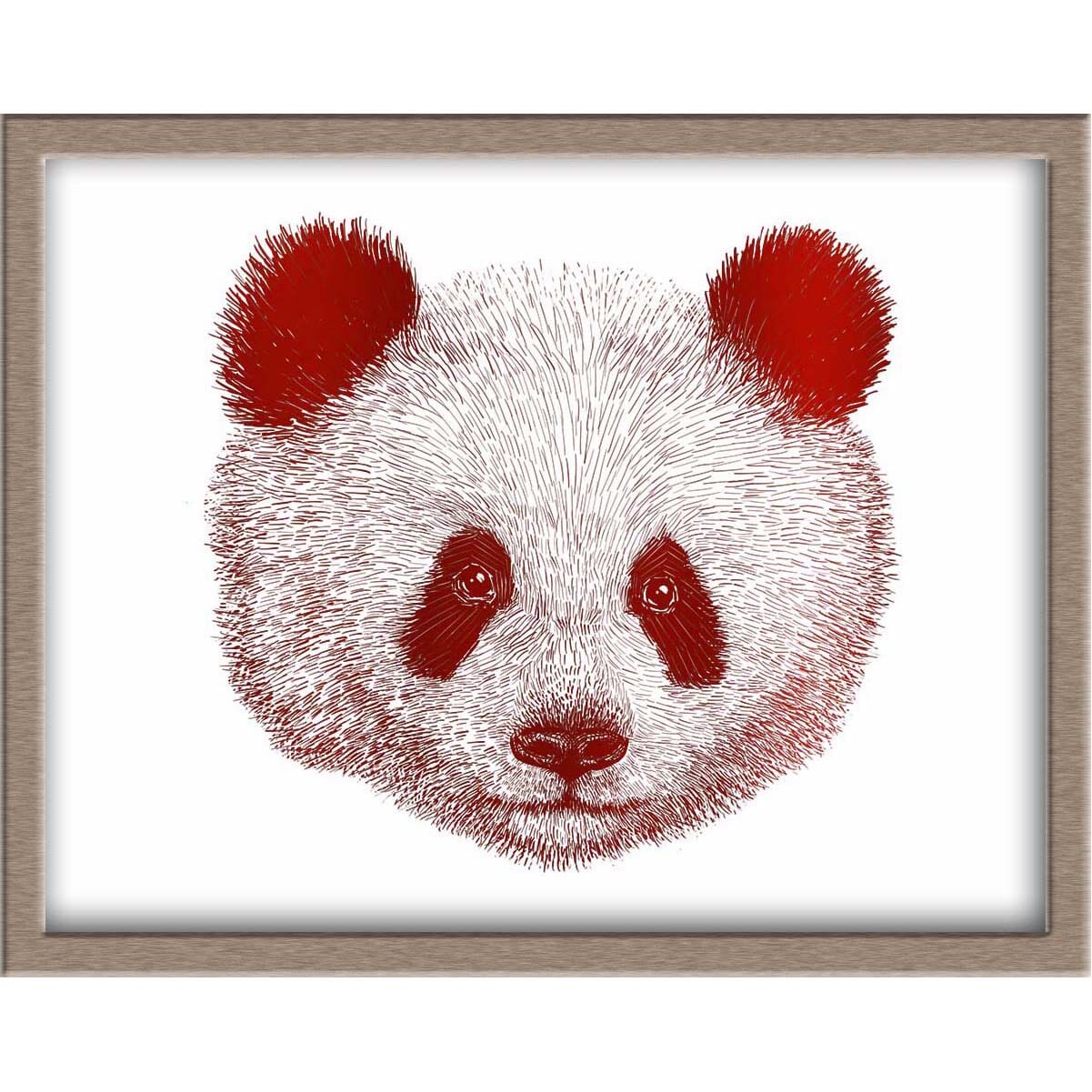 Panda Foiled Print Posters, Prints, & Visual Artwork JoyousJoyfulJoyness 