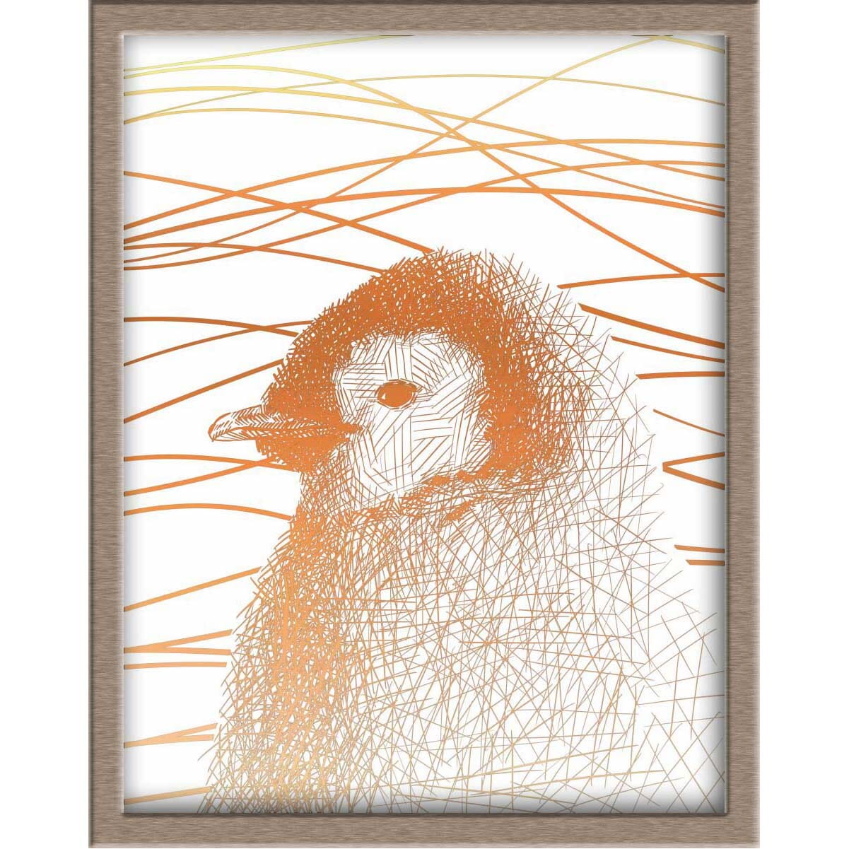 Baby Penguin Foiled Print Posters, Prints, & Visual Artwork JoyousJoyfulJoyness