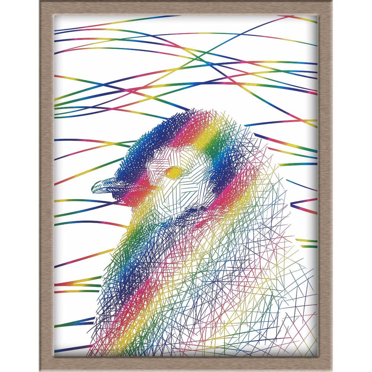 Baby Penguin Foiled Print Posters, Prints, & Visual Artwork JoyousJoyfulJoyness