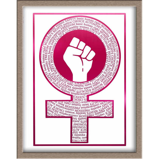 Pro-Choice Foiled Print Posters, Prints, & Visual Artwork JoyousJoyfulJoyness