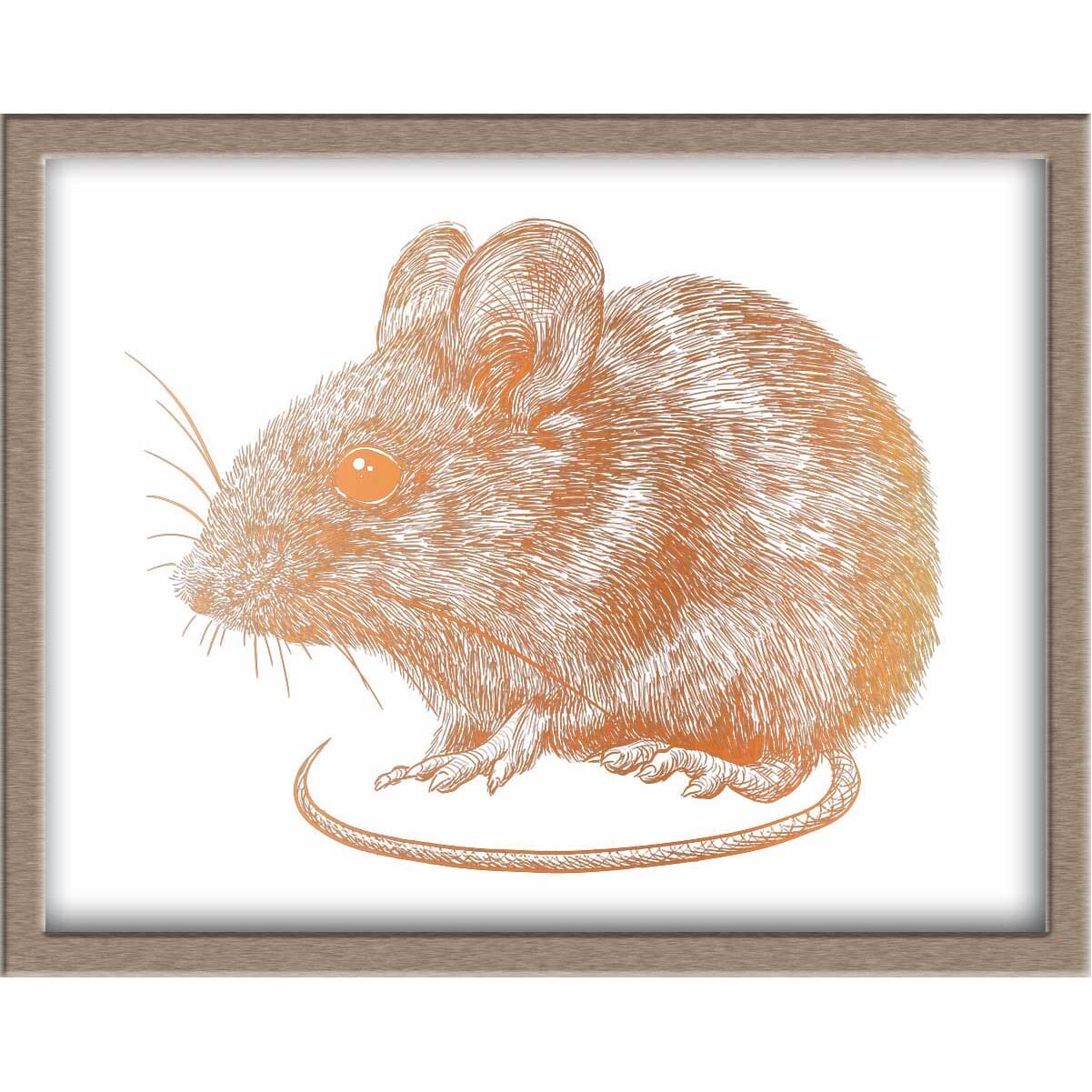 Rat/Mouse Foiled Print Posters, Prints, & Visual Artwork JoyousJoyfulJoyness