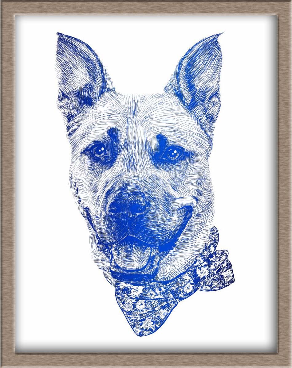 Custom Foiled Portrait Reprint (starting at $20) Posters, Prints, & Visual Artwork JoyousJoyfulJoyness
