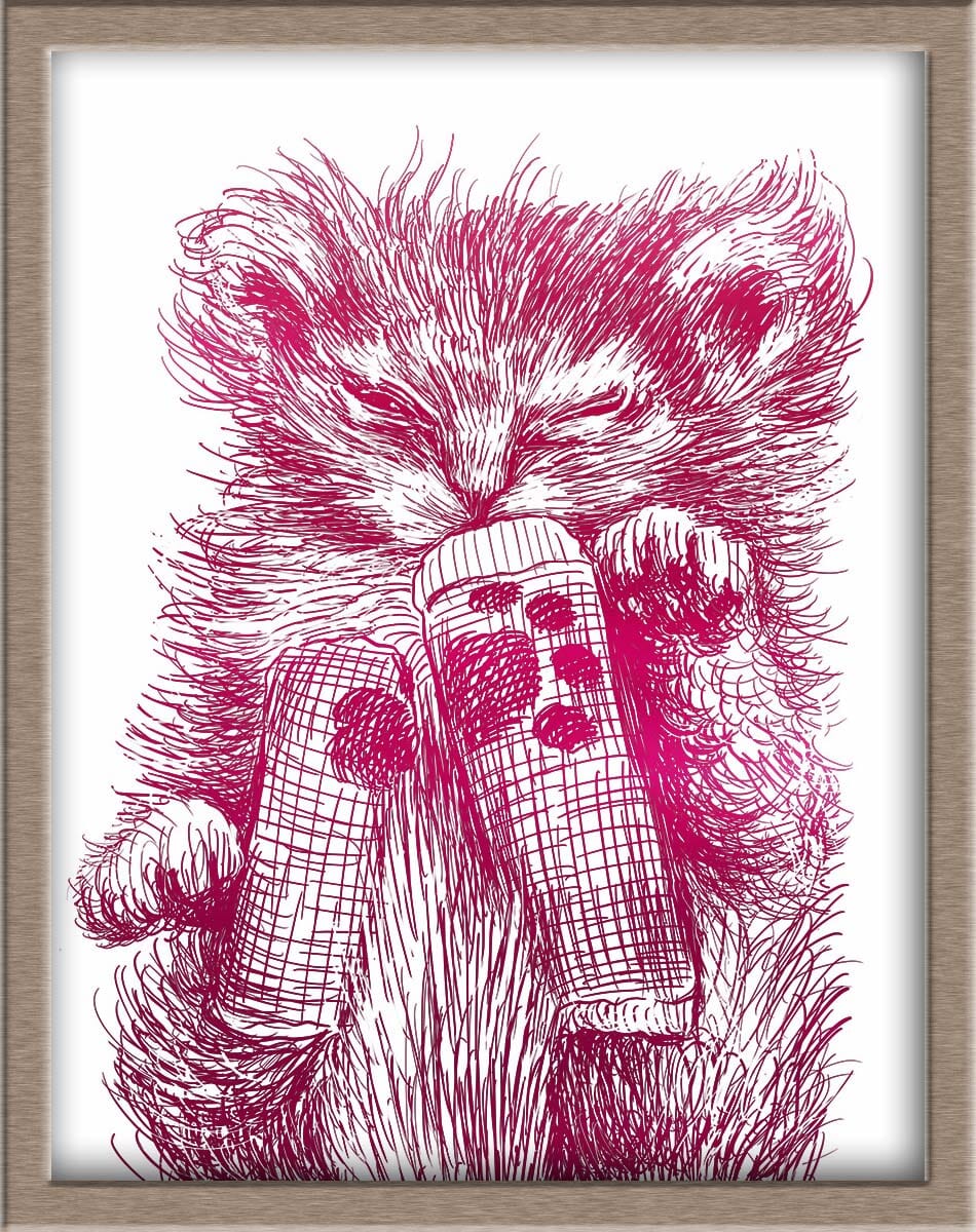 Scrungle Tater Tot and his Badonkabonks Foiled Print (50% of Sale Donated to Kitty CrusAIDe) Posters, Prints, & Visual Artwork JoyousJoyfulJoyness