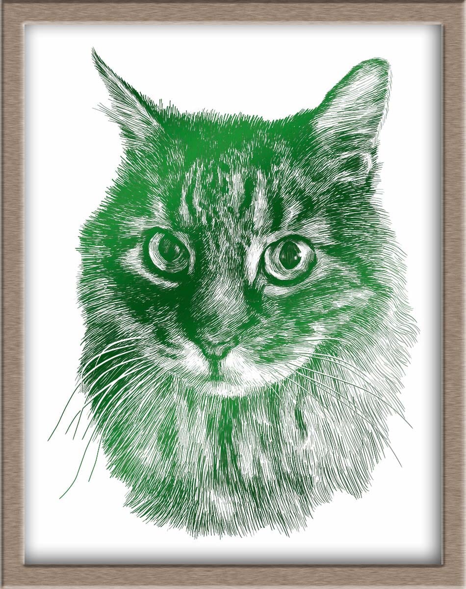 Custom Foiled Portrait Reprint (starting at $20) Posters, Prints, & Visual Artwork JoyousJoyfulJoyness