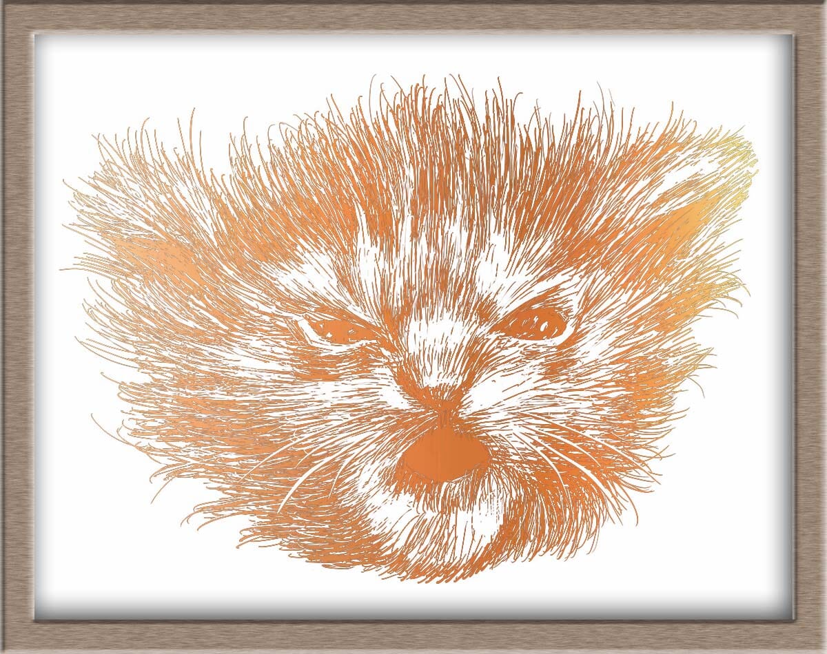 Angry Tater Tot Foiled Print (50% of Sale Donated to Kitty CrusAIDe) Posters, Prints, & Visual Artwork JoyousJoyfulJoyness