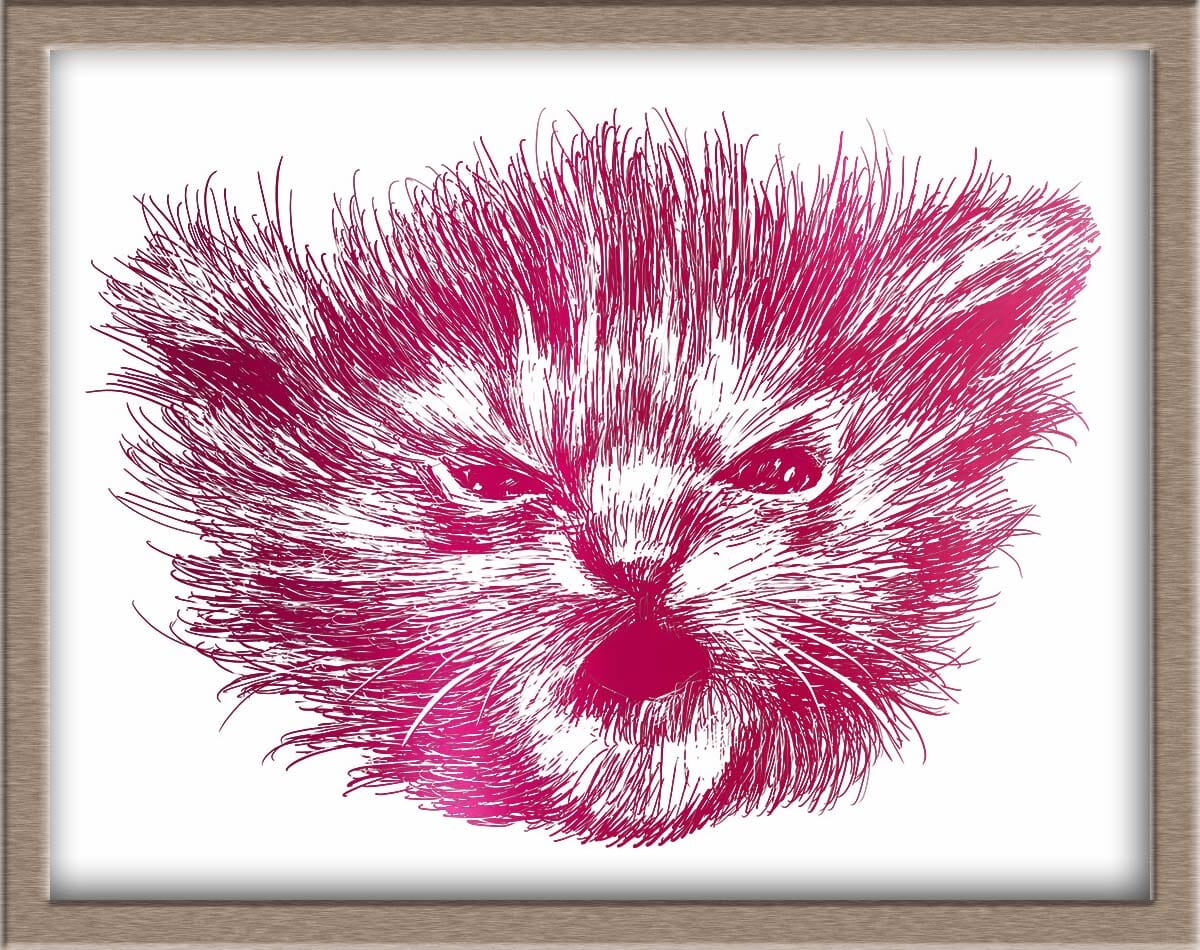 Angry Tater Tot Foiled Print (50% of Sale Donated to Kitty CrusAIDe) Posters, Prints, & Visual Artwork JoyousJoyfulJoyness