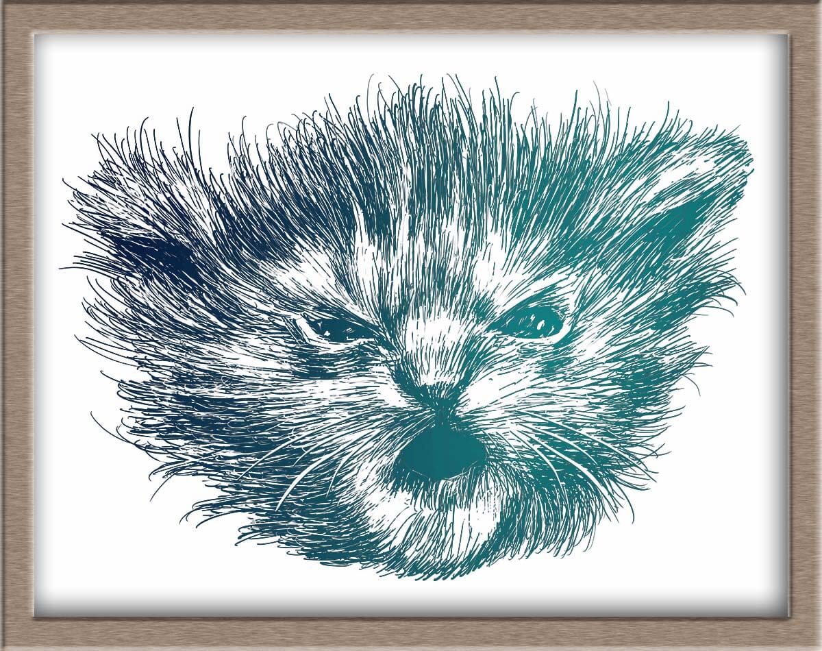 Angry Tater Tot Foiled Print (50% of Sale Donated to Kitty CrusAIDe) Posters, Prints, & Visual Artwork JoyousJoyfulJoyness