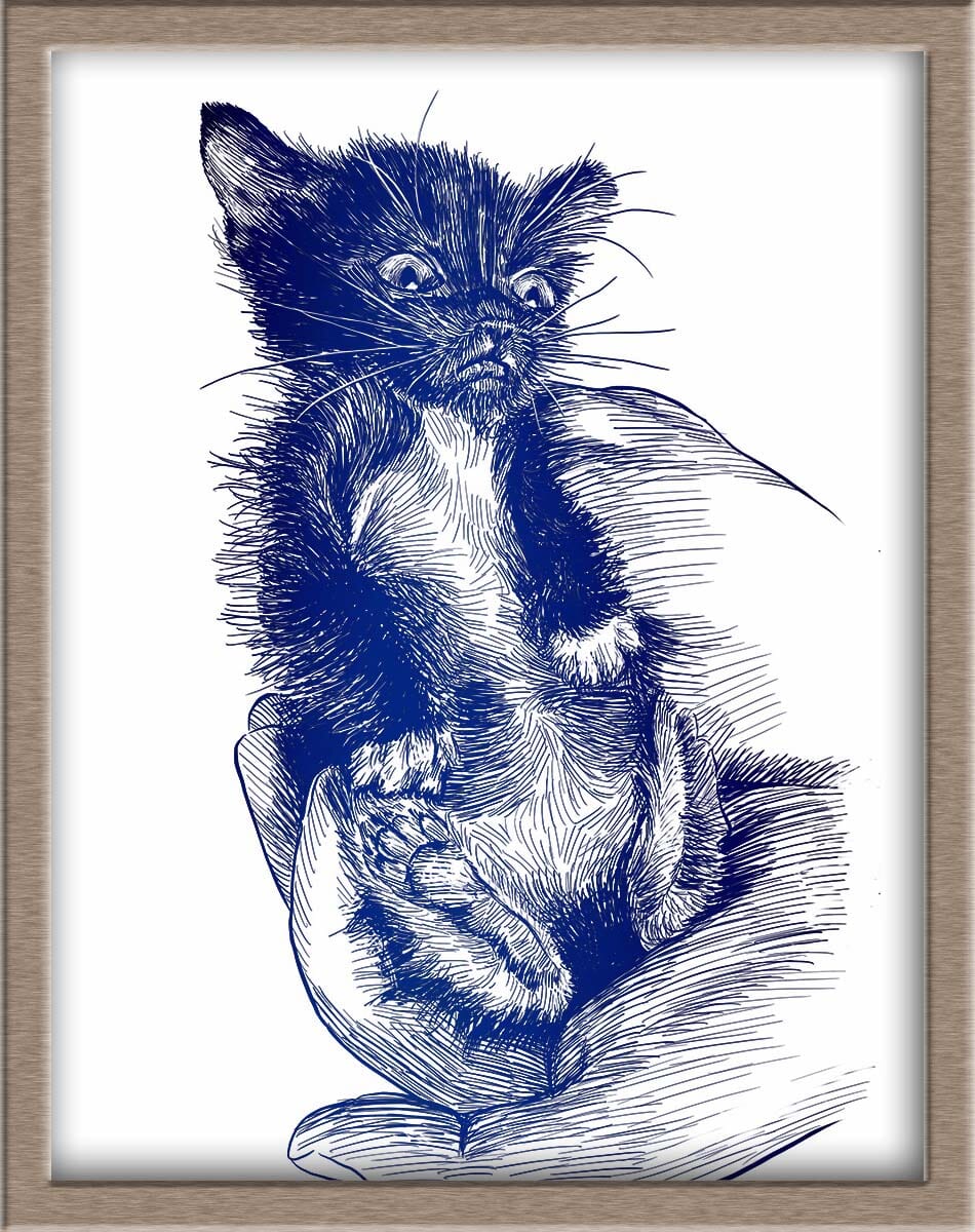 Silly Tiny Tim Foiled Print (50% of Sale Donated to Tiny Tim's Tiny Foster Family) Posters, Prints, & Visual Artwork JoyousJoyfulJoyness