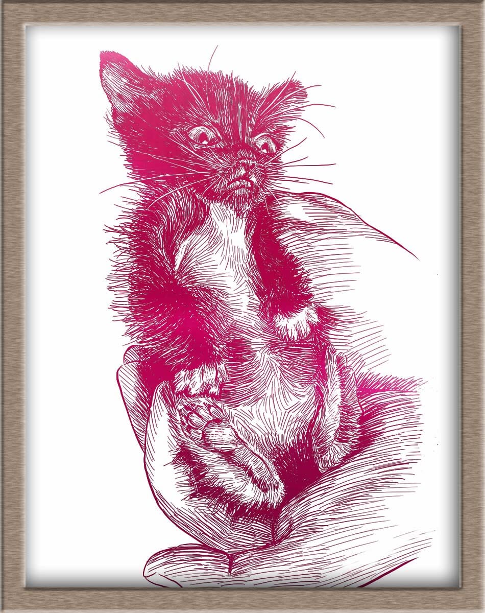 Silly Tiny Tim Foiled Print (50% of Sale Donated to Tiny Tim's Tiny Foster Family) Posters, Prints, & Visual Artwork JoyousJoyfulJoyness