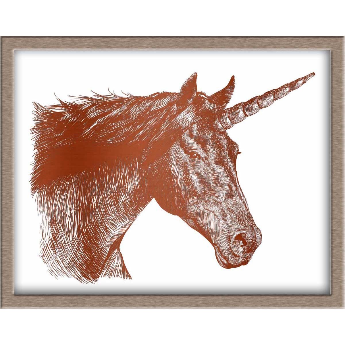 Unicorn Foiled Print Posters, Prints, & Visual Artwork JoyousJoyfulJoyness