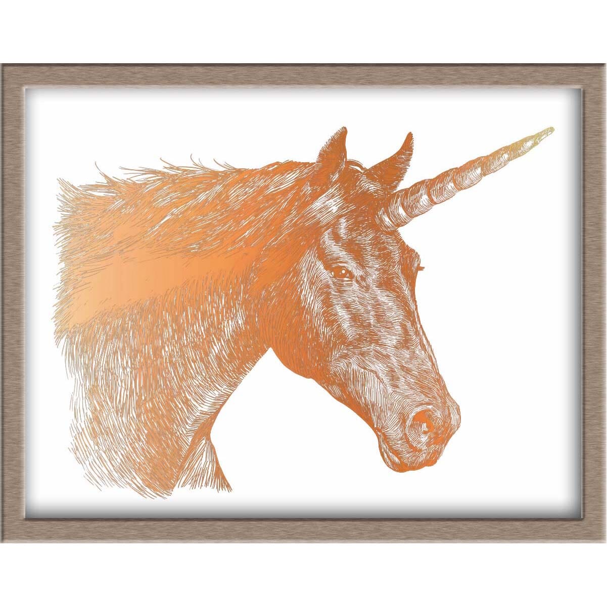 Unicorn Foiled Print Posters, Prints, & Visual Artwork JoyousJoyfulJoyness