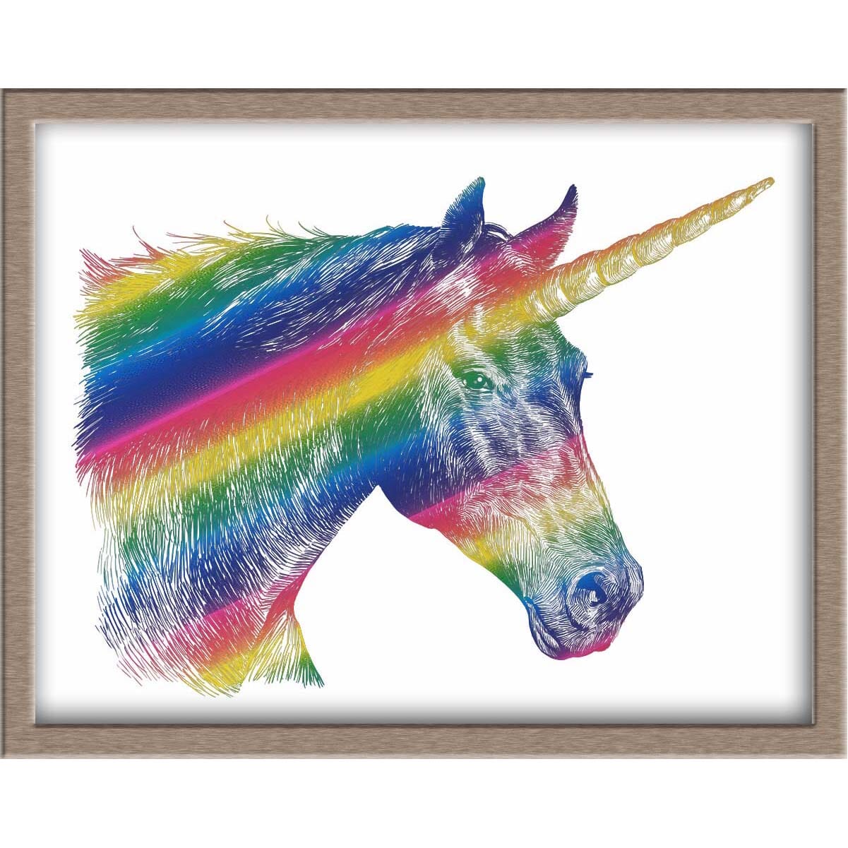 Unicorn Foiled Print Posters, Prints, & Visual Artwork JoyousJoyfulJoyness