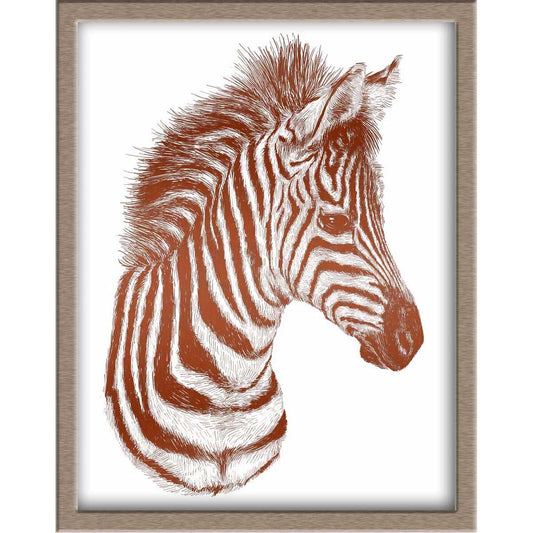 Zebra Foiled Print Posters, Prints, & Visual Artwork JoyousJoyfulJoyness