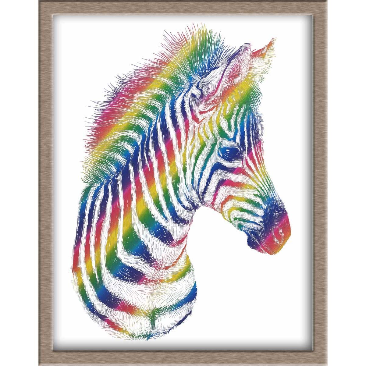 Zebra Foiled Print Posters, Prints, & Visual Artwork JoyousJoyfulJoyness