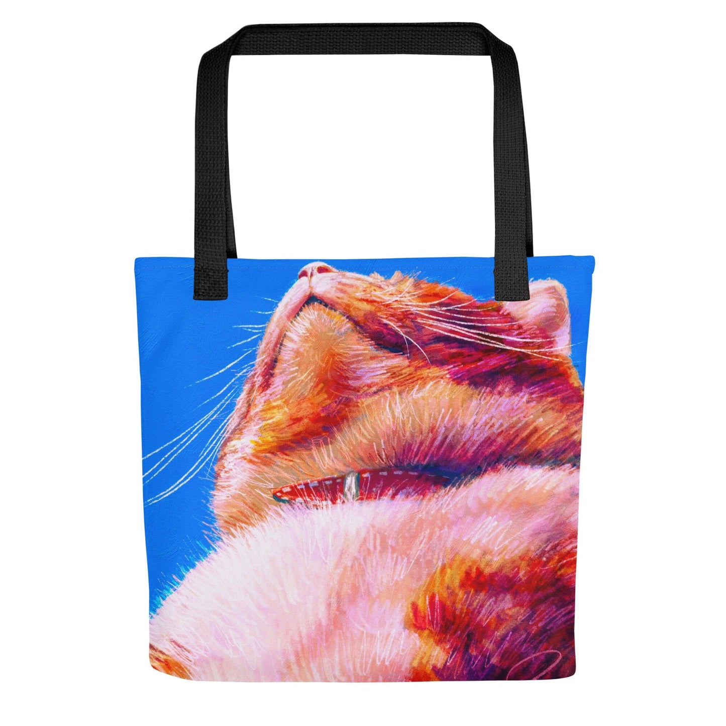 Close Encounters Collection - "Chonk" Tote Bag | Tote Bag with Fat Orange Cat JoyousJoyfulJoyness
