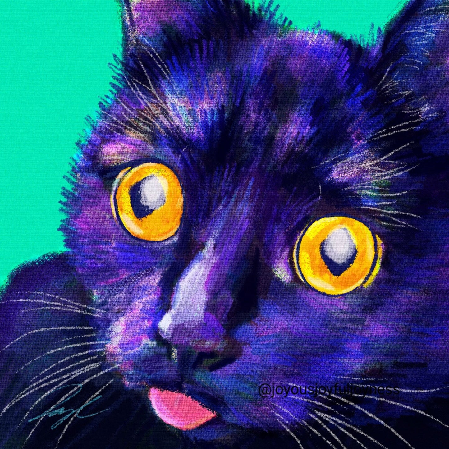 Custom Painted Pet Portrait Pre-Order (starting at $300) Posters, Prints, & Visual Artwork JoyousJoyfulJoyness