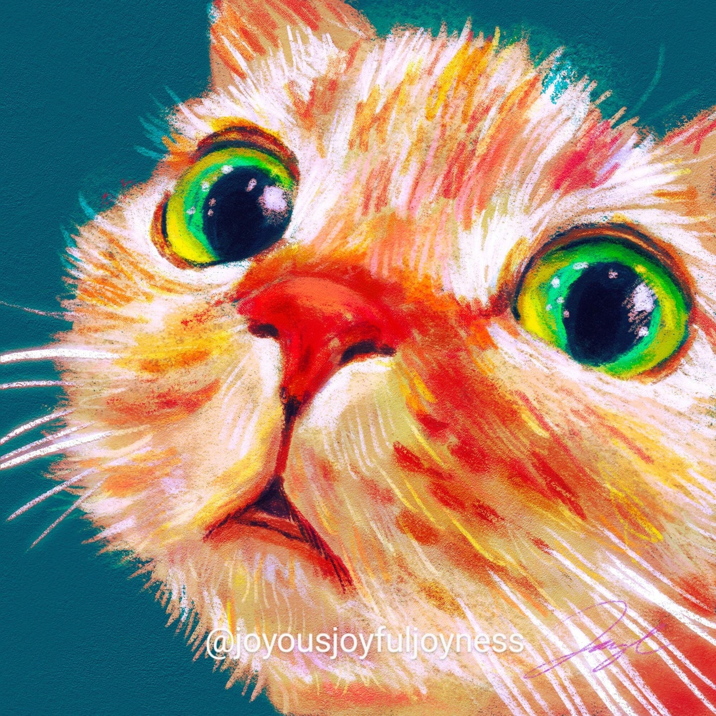 Custom Painted Pet Portrait Pre-Order (starting at $300) Posters, Prints, & Visual Artwork JoyousJoyfulJoyness