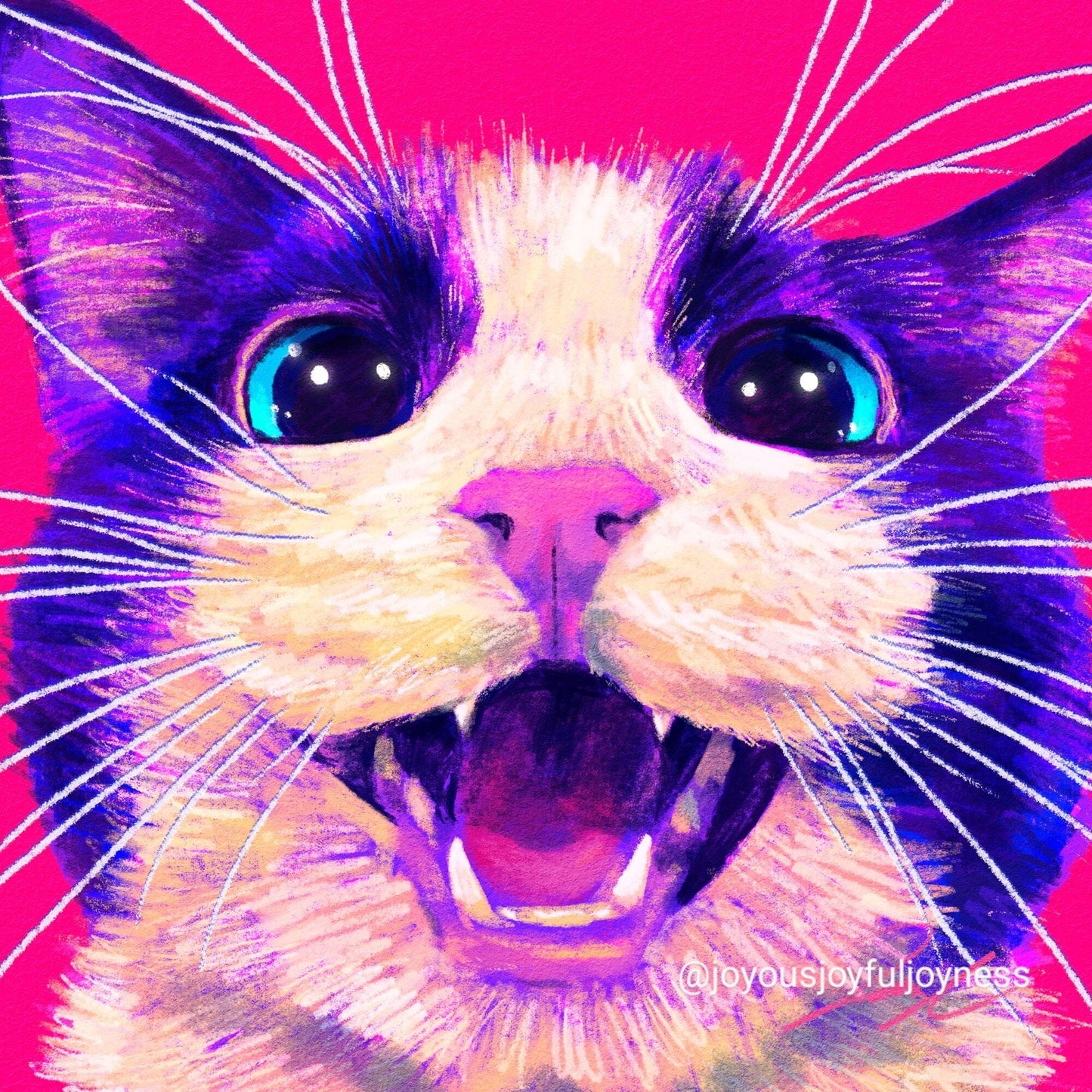 Custom Painted Pet Portrait Pre-Order (starting at $300) Posters, Prints, & Visual Artwork JoyousJoyfulJoyness