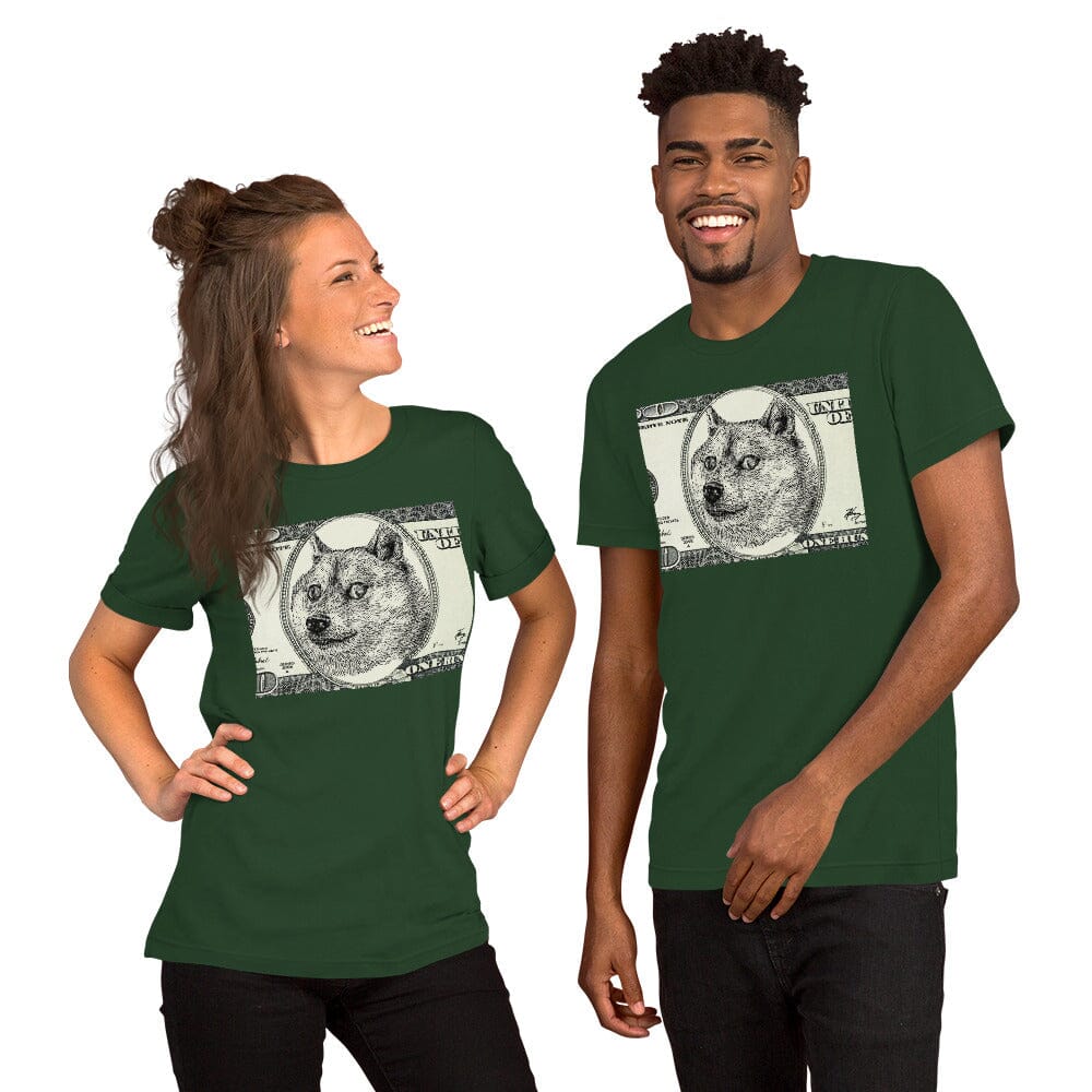 Doge Bucks T-Shirt JoyousJoyfulJoyness Forest S 