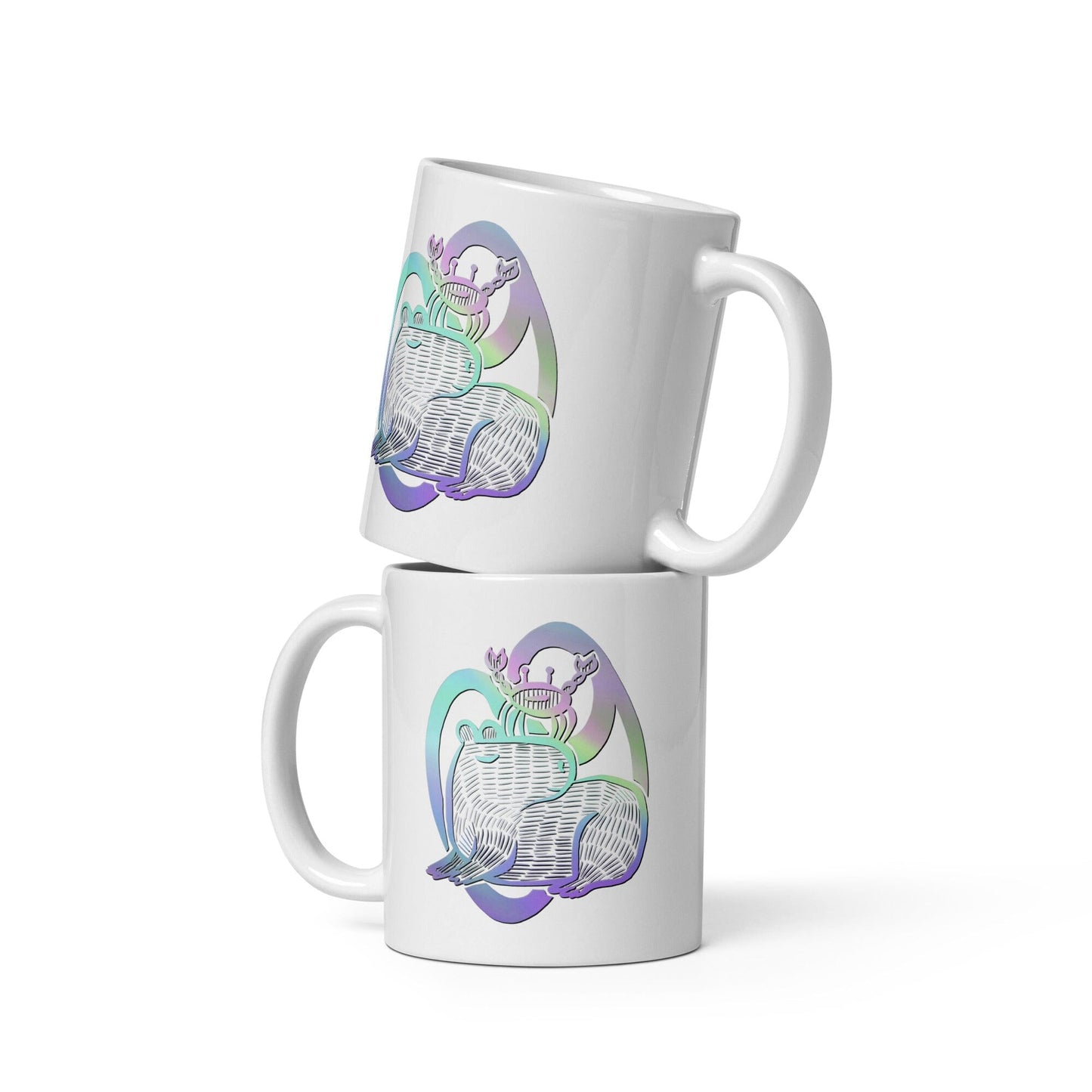 Capybara Zodiac - 04 - Cancer Ceramic Mug JoyousJoyfulJoyness 11 oz