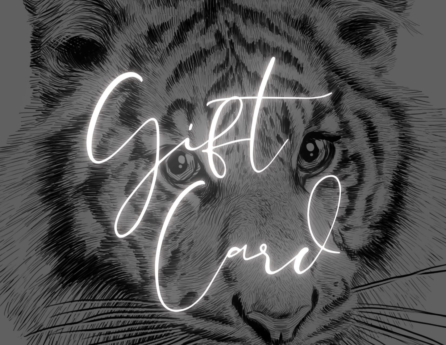 JoyousJoyfulJoyness Gift Card (Tiger Design) Gift Cards JoyousJoyfulJoyness