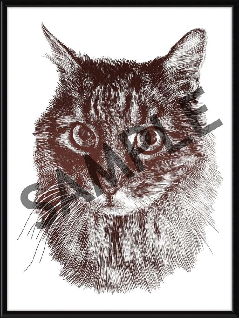 Custom Frames for 12x16 or 16x12 Inch Foiled Prints (US Only) Custom JoyousJoyfulJoyness 12" x 16" Hanover, in Gloss Black No Matting