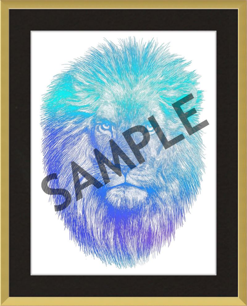 Custom Frames for 8.5x11 or 11x8.5 Inch Foiled Prints (US Only) Custom JoyousJoyfulJoyness 8 1/2" x 11" Ashford, in Satin Gold 1" Smooth Black (White Core)