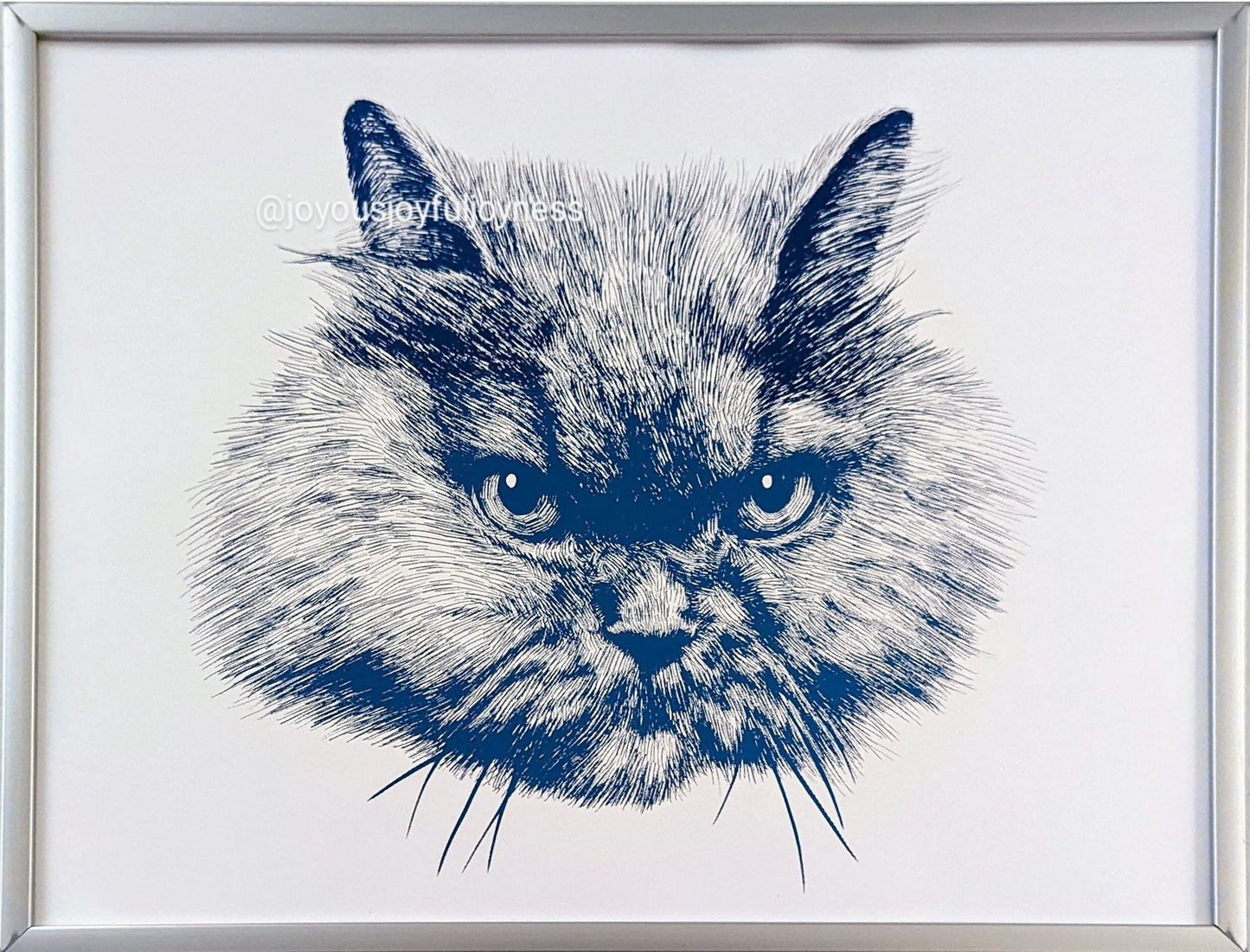 Custom Cat Art Posters, Prints, & Visual Artwork JoyousJoyfulJoyness