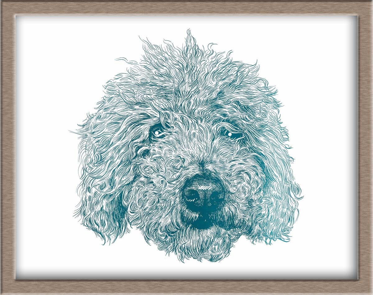 Custom Foiled Pet Portraits Pre-Order (starting at $320) Posters, Prints, & Visual Artwork JoyousJoyfulJoyness 